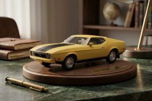 1973 Ford Mustang Mach 1 Yellow "Eleanor" "Gone in Sixty Seconds" Movie (1974) 1/43 by Greenlight