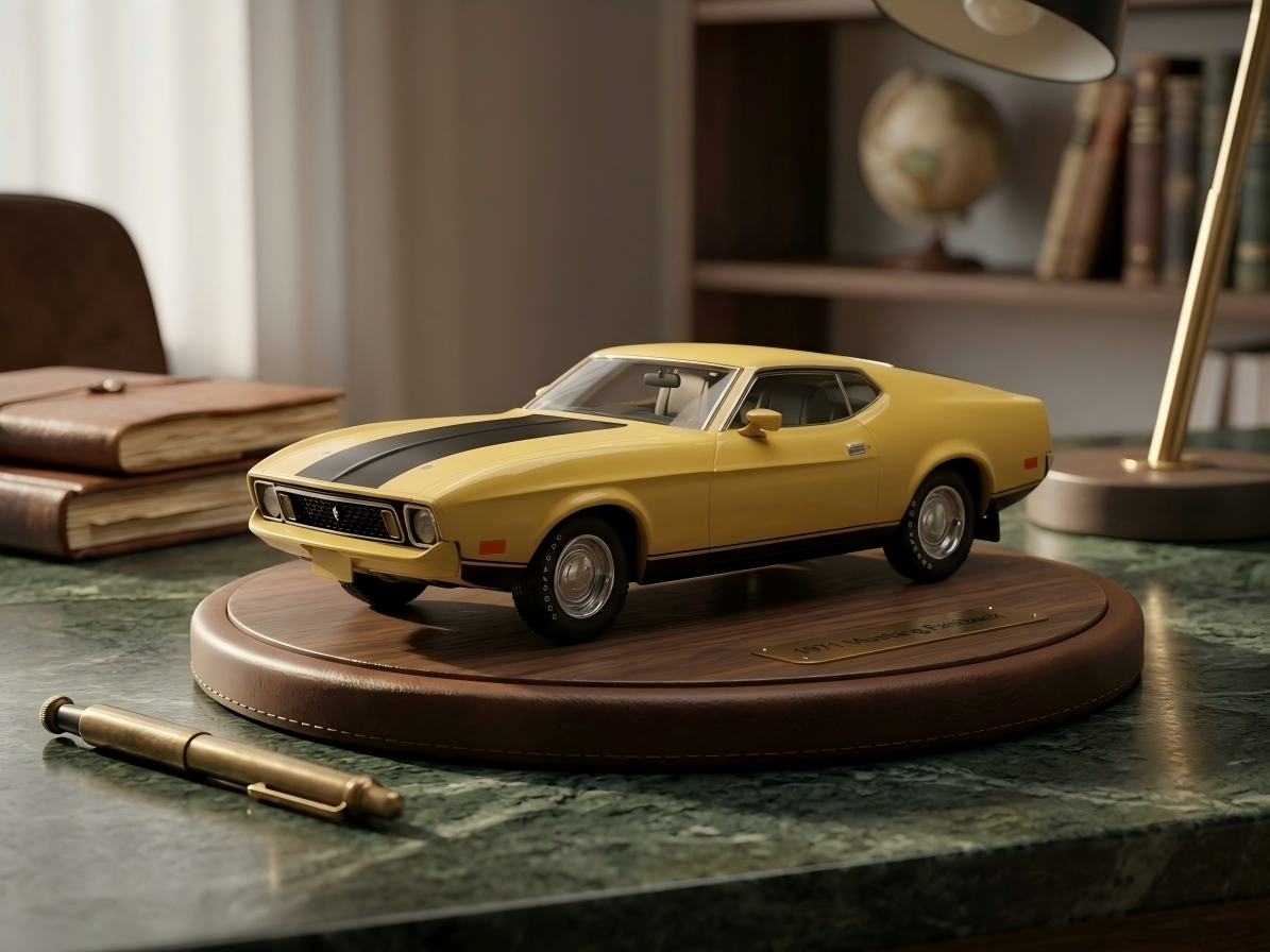 1973 Ford Mustang Mach 1 Yellow "Eleanor" "Gone in Sixty Seconds" Movie (1974) 1/43 by Greenlight