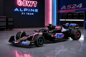 Alpine A524 #31 Esteban Ocon "BWT" "Formula One F1 World Championship" (2024) "Race" Series 1/43 by Bburago