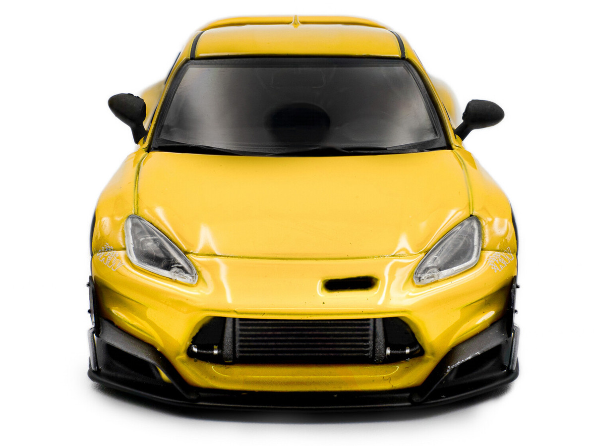 2022 Toyota Pandem GR86 Yellow 1/43 Diecast Model Car by Solido - Image 2