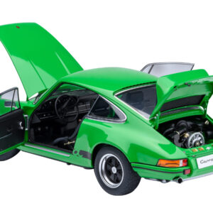 Porsche 911 Carrera 2.7 RS Viper Green with Black Stripes and Wheels 1/18 Model Car by Autoart