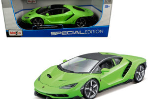 Lamborghini Centenario Lime Green With Matt Black Top — 1/18 by Maisto
