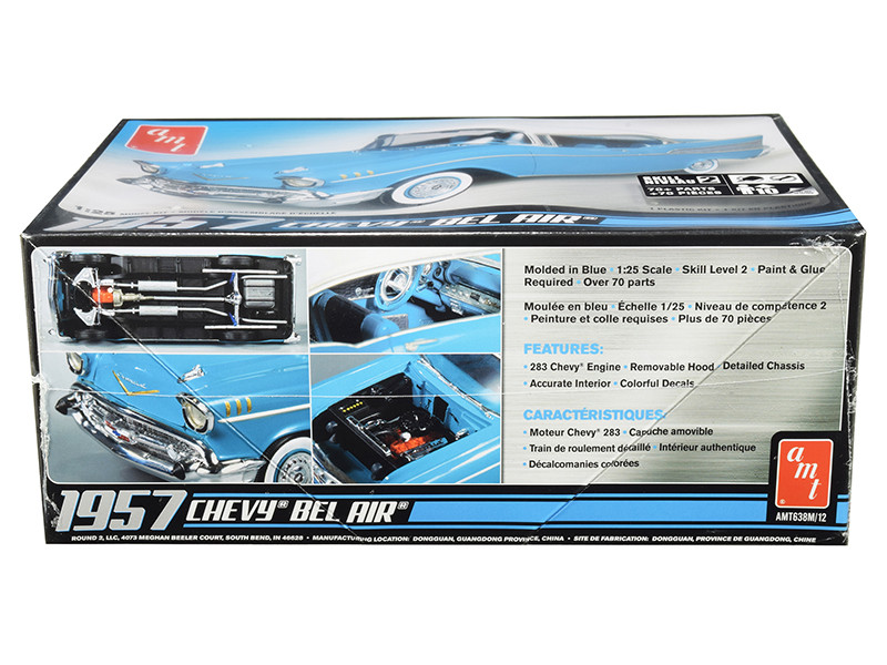 Skill 2 Model Kit 1957 Chevrolet Bel Air — 1/25 by AMT - Image 3