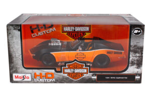 1970 Chevrolet Corvette Harley Davidson Black Orange — 1/24 by Maisto