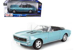 1967 Chevrolet Camaro SS 396 Convertible Turquoise — 1/18 by Maisto