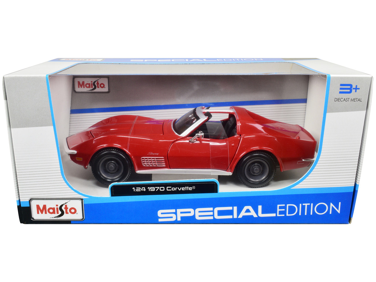 1970 Chevrolet Corvette Convertible Red — 1/24 by Maisto