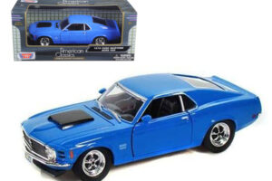 1970 Ford Mustang Boss 429 Blue 1/24 by Motormax