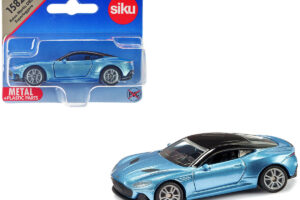 Aston Martin DBS Superleggera Blue Metallic with Black Top — 1/43 by Siku