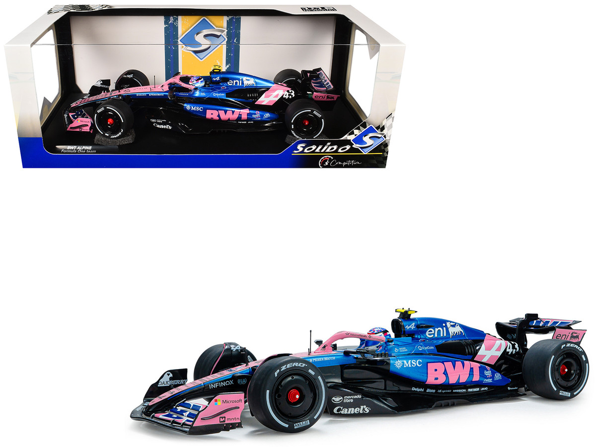 Alpine A525 #43 Franco Colapinto "BWT" Formula One F1 "Canadian GP" (2025) "Competition" Series 1/18 by Solido - Image 5