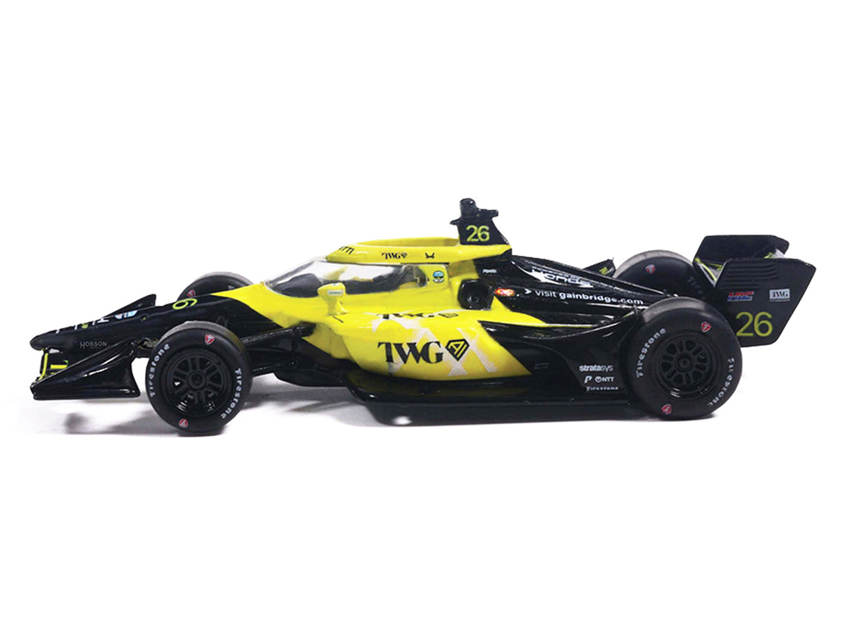 Dallara IndyCar #26 Will Power "TWG" Andretti Global (Road Course Configuration) "NTT IndyCar Series" (2026) 1/64 by IXO Models - Image 6