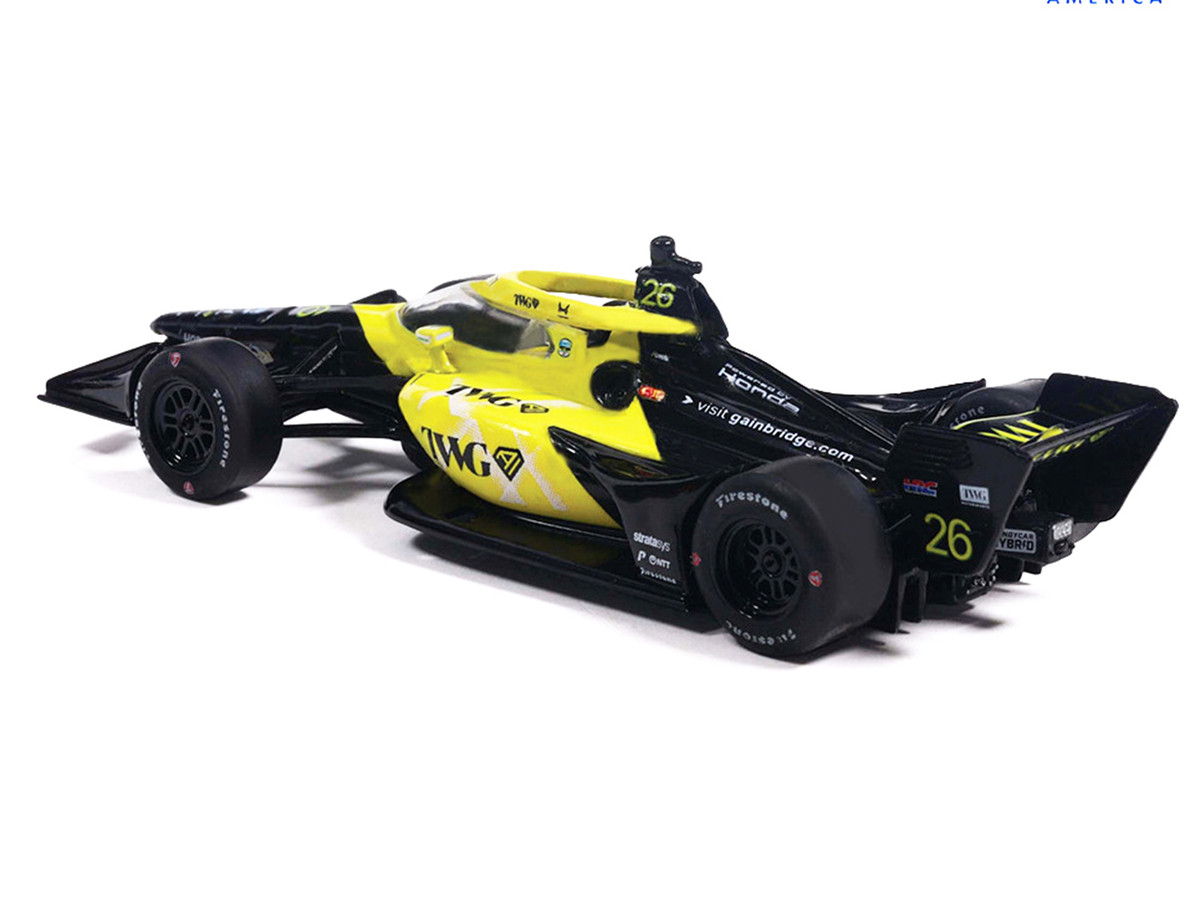 Dallara IndyCar #26 Will Power "TWG" Andretti Global (Road Course Configuration) "NTT IndyCar Series" (2026) 1/64 by IXO Models - Image 3