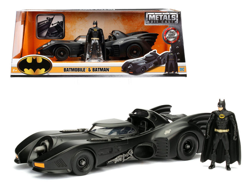 1989 Batmobile with Diecast Batman Figure 1/24 by Jada - Image 2