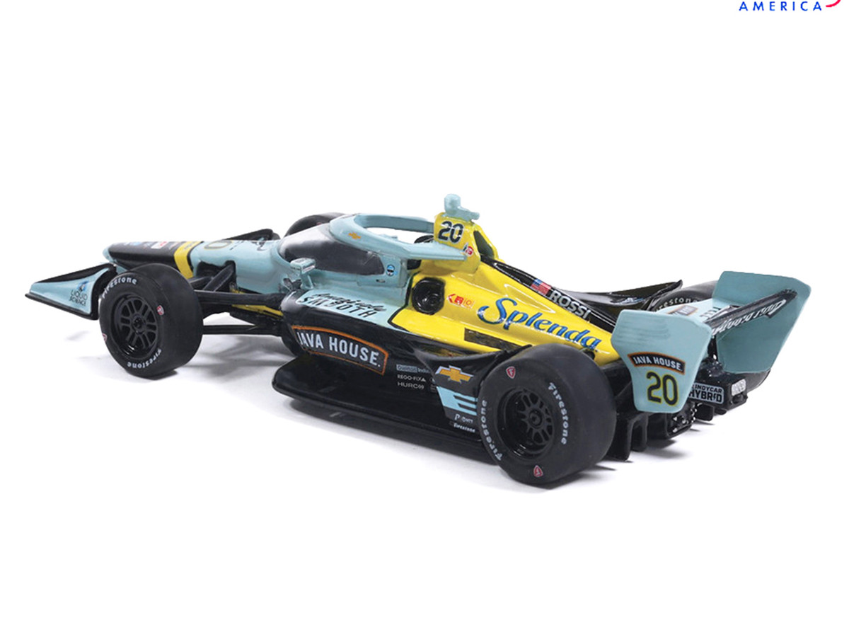 Dallara IndyCar #20 Alexander Rossi "Java House" Ed Carpenter Racing (Road Course Configuration) "NTT IndyCar Series" (2026) 1/64 by IXO Models - Image 2