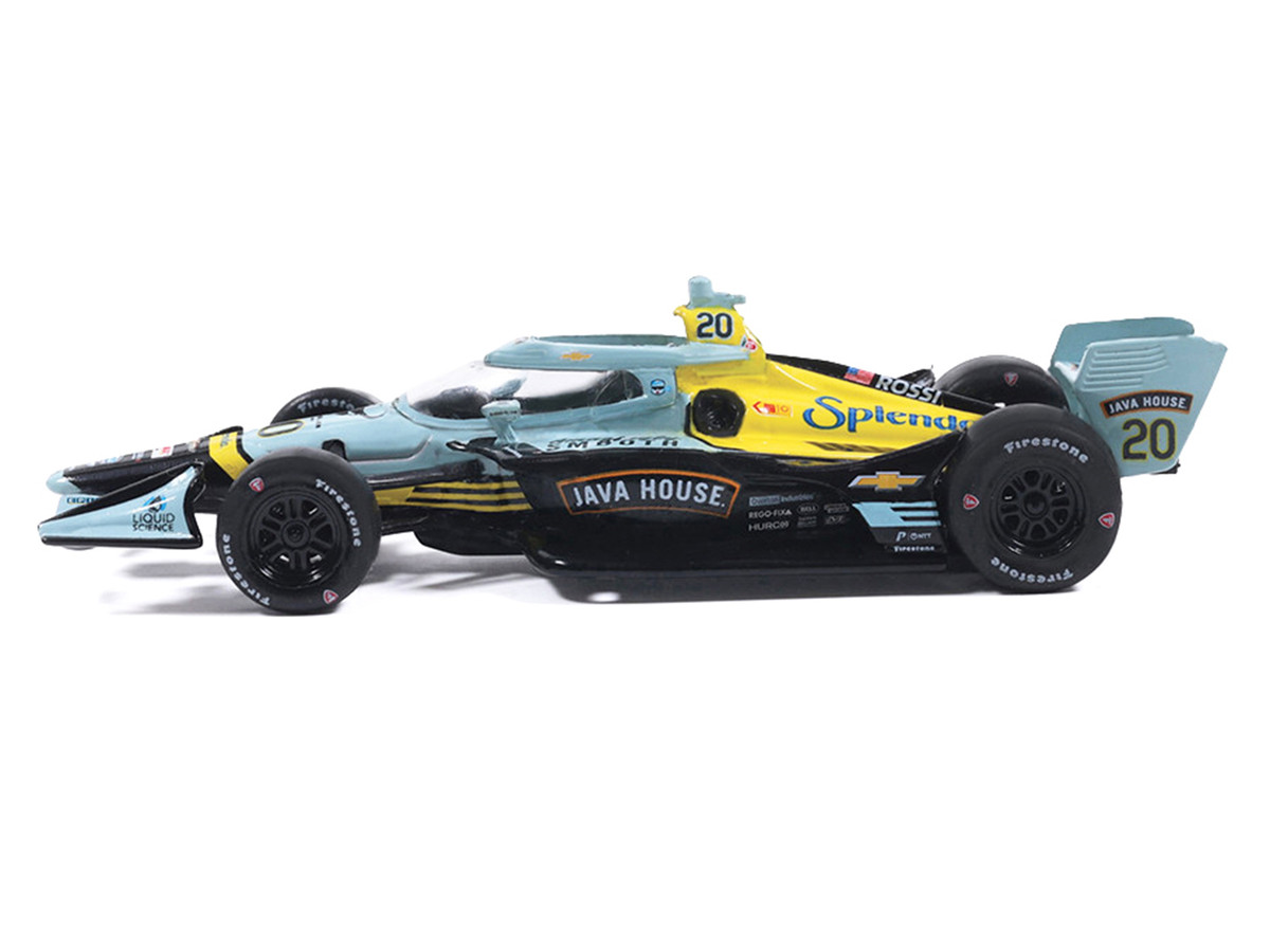 Dallara IndyCar #20 Alexander Rossi "Java House" Ed Carpenter Racing (Road Course Configuration) "NTT IndyCar Series" (2026) 1/64 by IXO Models - Image 4