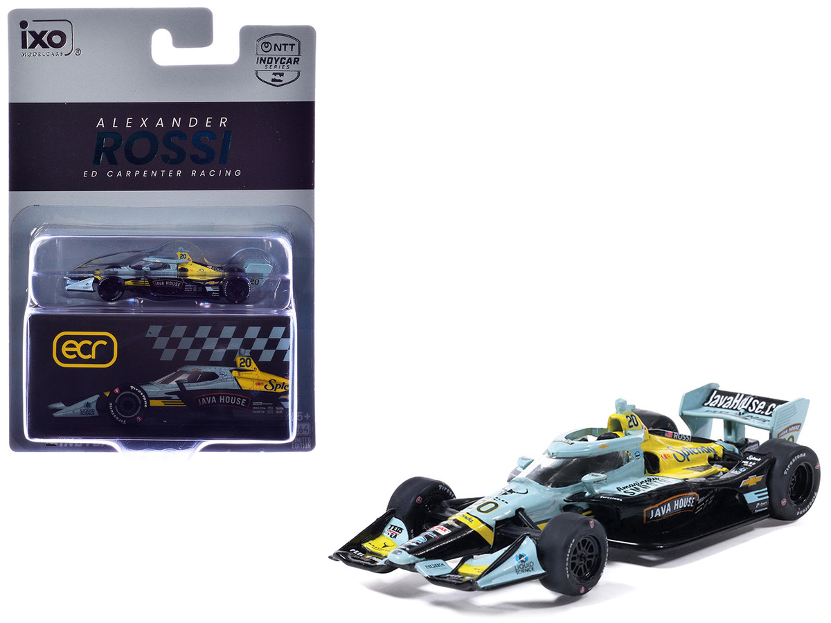 Dallara IndyCar #20 Alexander Rossi "Java House" Ed Carpenter Racing (Road Course Configuration) "NTT IndyCar Series" (2026) 1/64 by IXO Models - Image 5