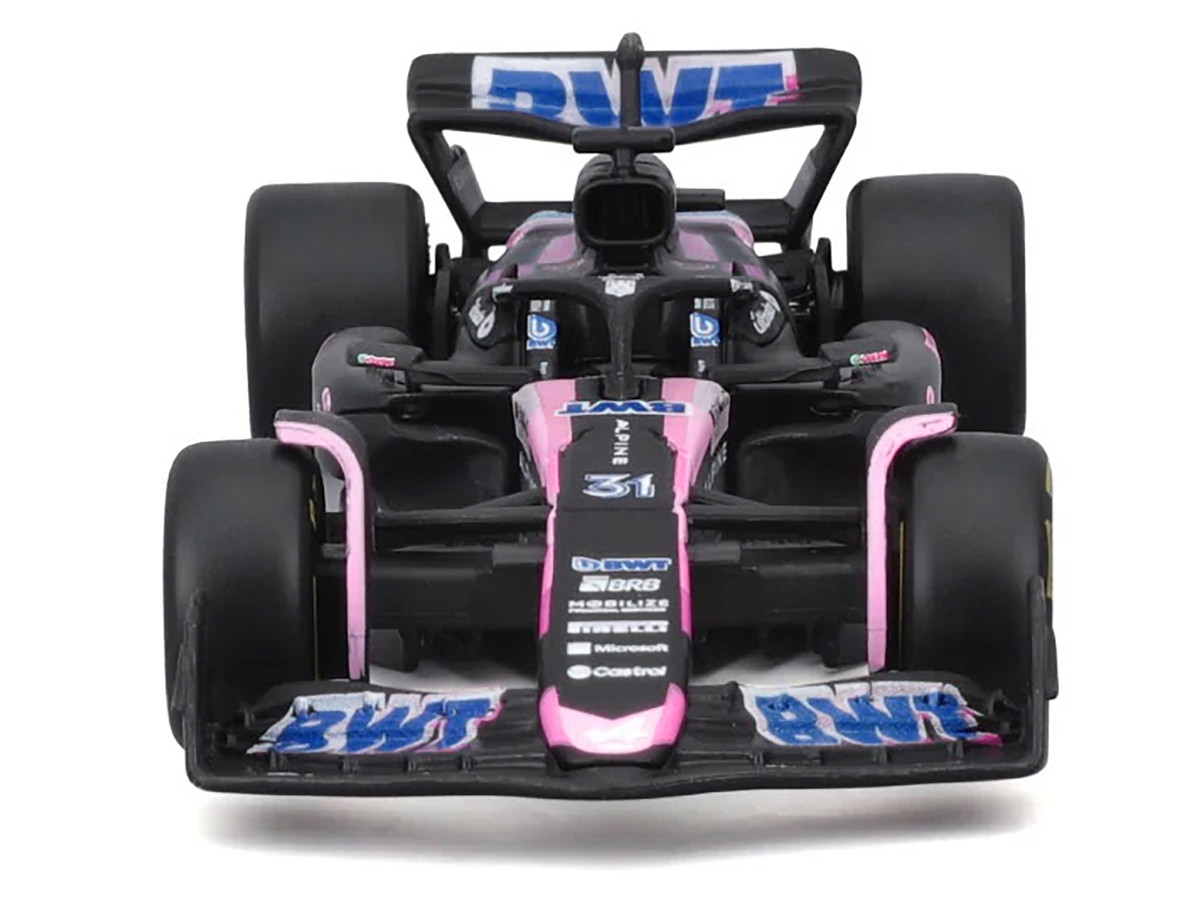 Alpine A524 #31 Esteban Ocon "BWT" "Formula One F1 World Championship" (2024) "Race" Series 1/43 by Bburago - Image 3