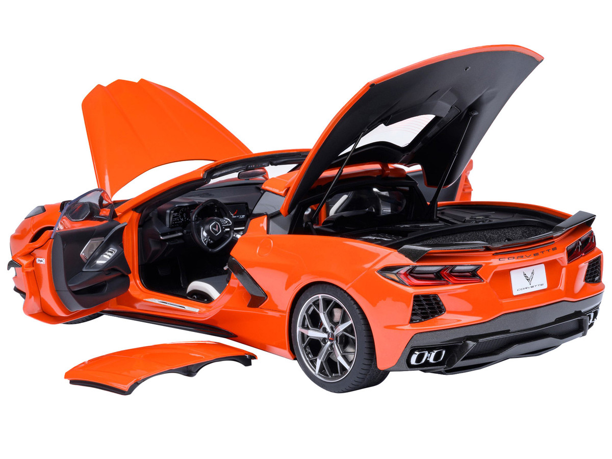 2020 Chevrolet Corvette C8 Stingray Sebring Orange 1/18 by Autoart - Image 5