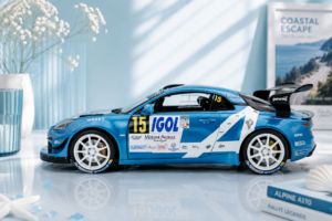 Alpine A110 Rallye GT+ #15 Raphael Astier - Denis Giraudet "Rallye Du Mont Blanc" (2024) "Competition" Series 1/18 by Solido