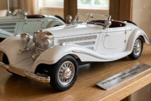 1936 Mercedes-Benz 500 K Special Roadster White — 1/18 by Maisto