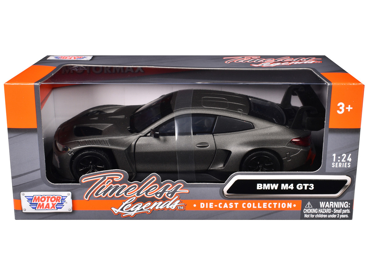 BMW M4 GT3 Matt Black "Timeless Legends" Series 1/24 by Motormax - Image 3