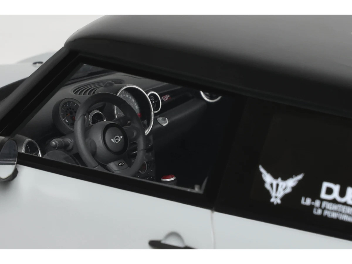 2015 Mini Cooper R56 LB-Works "LB Nation" Gray with Black Top Limited Edition to 999 pieces Worldwide 1/18 by Otto Mobile - Image 2